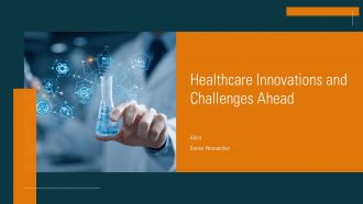 Healthcare Innovations And Challenges Ahead PPT Mockup ACP