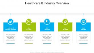 Healthcare It Industry Overview In Powerpoint And Google Slides Cpb