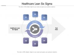 Healthcare lean six sigma ppt powerpoint presentation layouts images cpb
