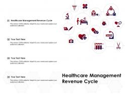 Healthcare management revenue cycle ppt powerpoint presentation summary designs download