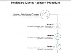 Healthcare market research procedure ppt powerpoint presentation file format ideas cpb