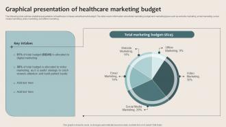 Healthcare Marketing Graphical Presentation Of Healthcare Marketing Budget Strategy SS V