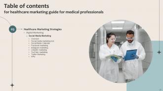 Healthcare Marketing Guide For Medical Professionals Powerpoint Presentation Slides Strategy CD V Unique Image