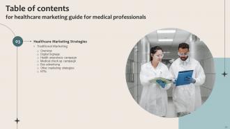 Healthcare Marketing Guide For Medical Professionals Powerpoint Presentation Slides Strategy CD V Slides Images