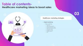 Healthcare Marketing Ideas To Boost Sales Powerpoint Presentation Slides Strategy CD Researched Aesthatic