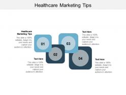 Healthcare marketing tips ppt powerpoint presentation icon format cpb