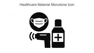 Healthcare Material Monotone Icon In Powerpoint Pptx Png And Editable Eps Format