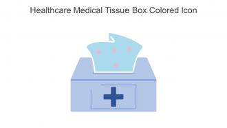 Healthcare Medical Tissue Box Colored Icon In Powerpoint Pptx Png And Editable Eps Format