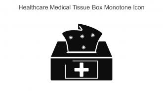 Healthcare Medical Tissue Box Monotone Icon In Powerpoint Pptx Png And Editable Eps Format
