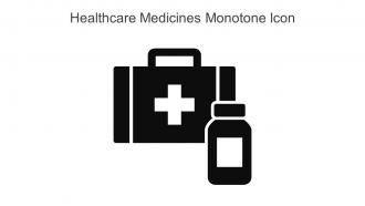 Healthcare Medicines Monotone Icon In Powerpoint Pptx Png And Editable Eps Format