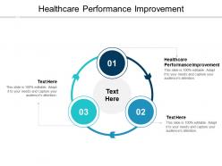 Healthcare performance improvement ppt powerpoint presentation inspiration infographic template cpb