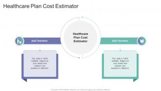 Healthcare Plan Cost Estimator In Powerpoint And Google Slides Cpb