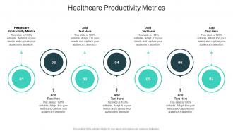 Healthcare Productivity Metrics In Powerpoint And Google Slides Cpb