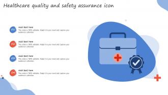 Healthcare Quality And Safety Assurance Icon