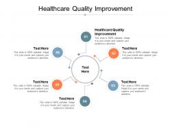 Healthcare quality improvement ppt powerpoint presentation icon grid cpb