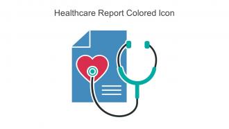 Healthcare Report Colored Icon In Powerpoint Pptx Png And Editable Eps Format