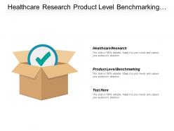 Healthcare research product level benchmarking regular competitor update portfolio strategy
