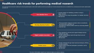 Healthcare Risk Trends For Performing Medical Research