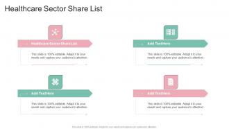 Healthcare Sector Share List In Powerpoint And Google Slides Cpb