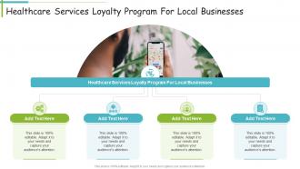 Healthcare Services Loyalty Program For Local Businesses In Powerpoint And Google Slides CPP