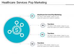 Healthcare services pop marketing ppt powerpoint presentation portfolio designs cpb