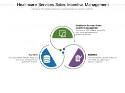 Healthcare services sales incentive management ppt powerpoint presentation influencers cpb