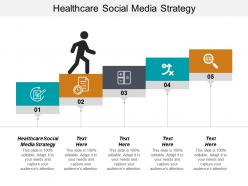 Healthcare social media strategy ppt powerpoint presentation infographic template images cpb