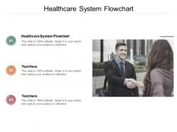 Healthcare system flowchart ppt powerpoint presentation show background cpb