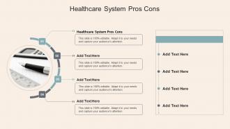 Healthcare System Pros Cons In Powerpoint And Google Slides Cpb