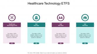 Healthcare Technology ETFS In Powerpoint And Google Slides Cpb