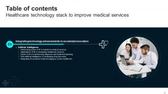 Healthcare Technology Stack To Improve Medical Service DT CD V Impactful Content Ready