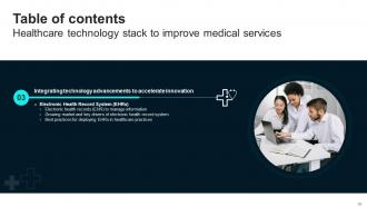 Healthcare Technology Stack To Improve Medical Service DT CD V Images Editable
