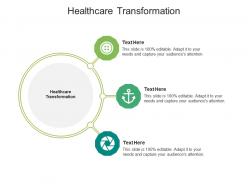 Healthcare transformation ppt powerpoint presentation model inspiration cpb