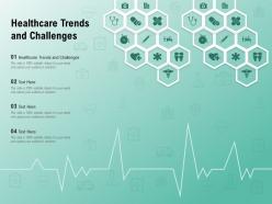 Healthcare trends and challenges ppt powerpoint presentation styles deck