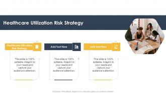 Healthcare Utilization Risk Strategy In Powerpoint And Google Slides Cpb