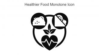 Healthier Food Monotone Icon In Powerpoint Pptx Png And Editable Eps Format