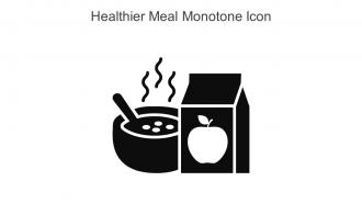 Healthier Meal Monotone Icon In Powerpoint Pptx Png And Editable Eps Format