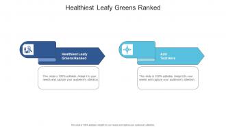 Healthiest Leafy Greens Ranked In Powerpoint And Google Slides Cpb