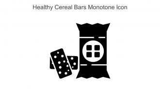Healthy Cereal Bars Monotone Icon In Powerpoint Pptx Png And Editable Eps Format