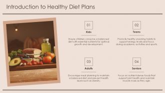 Healthy Diet Plans For Different Age Groups PPT Designs AT Multipurpose Downloadable