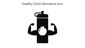 Healthy Drink Monotone Icon In Powerpoint Pptx Png And Editable Eps Format