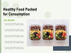 Healthy Food Variety Cutlery Consumption Offering