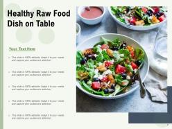 Healthy Food Variety Cutlery Consumption Offering