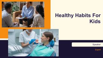 Healthy Habits For Kids PPT Presentation AT