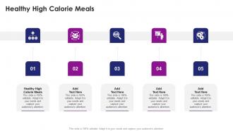 Healthy High Calorie Meals In Powerpoint And Google Slides Cpb
