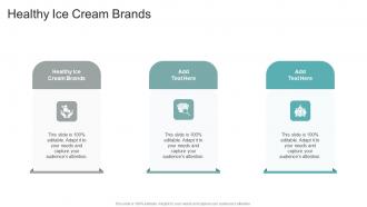 Healthy Ice Cream Brands In Powerpoint And Google Slides Cpb