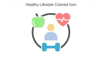 Healthy Lifestyle Colored Icon In Powerpoint Pptx Png And Editable Eps Format