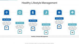 Healthy Lifestyle Management In Powerpoint And Google Slides Cpb