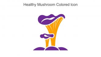 Healthy Mushroom Colored Icon In Powerpoint Pptx Png And Editable Eps Format
