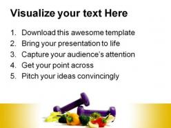 Healthy resolution food powerpoint templates and powerpoint backgrounds 0411